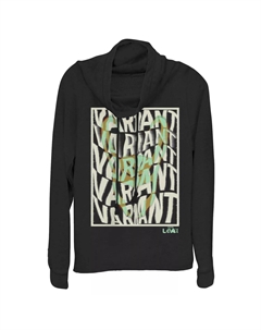 Пуловер с капюшоном и шеей с рогами Локи для юниоров Marvel Loki Variant Word Stack Square Loki Horns Licensed character