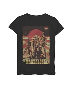 Футболка с рисунком «Звездные войны: Мандалорский ковбой и друзья» для девочек 7–16 лет Star wars