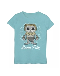 Футболка с простым мультяшным рисунком для девочек 7–16 лет «Звездные войны: Скайуокер. Восхождение Бабу Фрик» Star wars