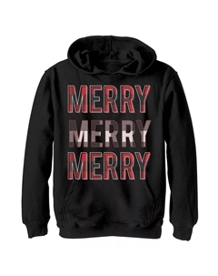 Флисовый пуловер с капюшоном и рисунком Merry Merry Merry для мальчиков 8–20 лет Licensed character
