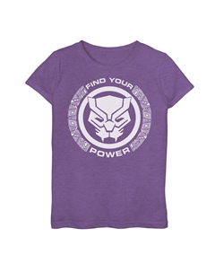 Футболка Your Power для девочек 7–16 лет Marvel Black Panther Finder Licensed character