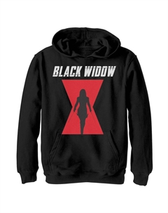 Флисовый пуловер с рисунком и логотипом Black Widow для мальчиков 8–20 лет Marvel