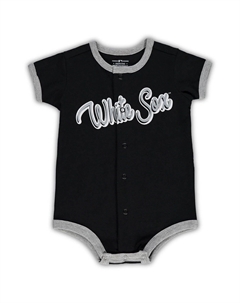 Комбинезон Power Hitter в полоску Chicago White Sox, черный Outerstuff