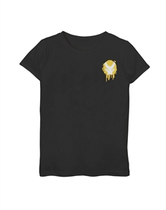 Футболка с изображением значка Железного человека Venomized для девочек 7–16 лет на левой груди Marvel