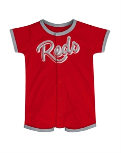 Красный комбинезон для младенцев Cincinnati Reds Power Hitter Outerstuff