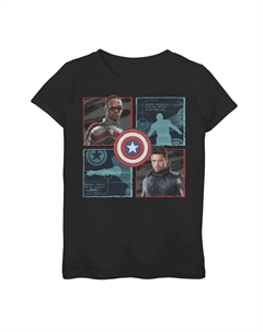 Футболка с рисунком «Марвел Сокол и Зимний солдат» для девочек 7–16 лет Marvel