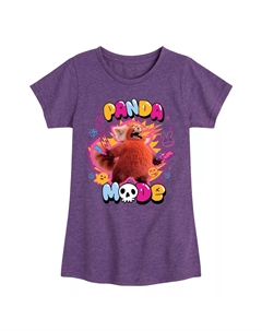 Футболка с рисунком «Панда» для девочек 7–16 лет Disney/Pixar's Turning Red, фиолетовый Licensed character