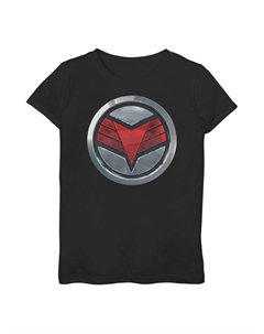 Футболка с логотипом «Сокол» и графическим рисунком « The Falcon And The Winter Soldier» для девочек 7–16 лет Marvel