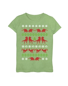 Праздничный свитер с рисунком «Дино Уродливый динозавр» для девочек 7–16 лет Licensed character