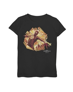 Футболка с рисунком «Человек-паук: нет дороги домой» для девочек 7–16 лет «Человек-паук» Golden Web Shot Marvel