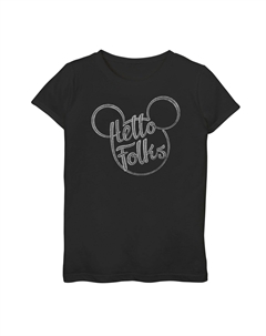 Топ с Микки Маусом Disney для девочек 6–16 лет Hello Folks с Микки Маусом Licensed character