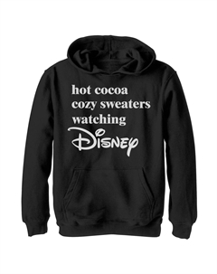 's Boys 8-20, рождественские уютные свитера цвета какао с просмотром флиса с рисунком Disney