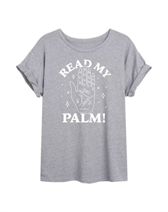 Детская футболка с струящимся рисунком Read My Palm, серый Licensed character