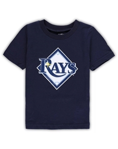 Темно-синяя футболка с логотипом Tampa Bay Rays Team Crew для малышей Outerstuff