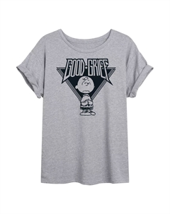 Детская футболка Peanuts Charlie Brown & Snoopy Good Grief Rock с струящимся рисунком Licensed character