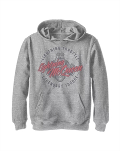 Пуловер с изображением двигателя Молнии Маккуин для мальчиков 8–20 лет Disney Pixar's Cars, толстовка с капюшоном Licensed character