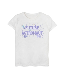 Футболка с рисунком астронавта будущего Fifth Sun для девочек 7–16 лет, белый Licensed character