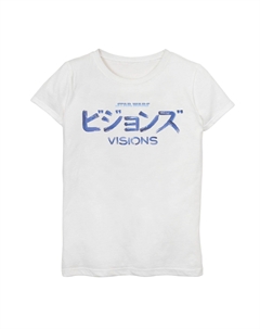 Футболка с комбинированным логотипом и графическим рисунком кандзи «Звездные войны: Видения» для девочек 7–16 лет, белый Star wars