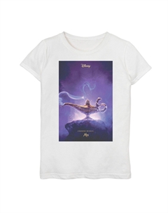 Футболка с постером к фильму «Аладдин» для девочек 7–16 лет от Disney, белый Licensed character