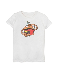 Футболка с логотипом Fortnite Durrr Burger для девочек 4–16 лет, белый Licensed character