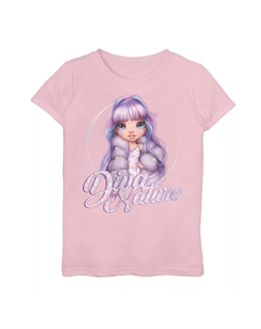 Футболка с рисунком фиолетового цвета для девочек 7–16 лет Rainbow High Diva By Nature Licensed character