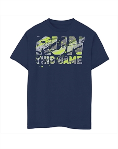 Футболка с неоновой аэрозольной краской для мальчиков 8–20 лет Run This Game Unbranded