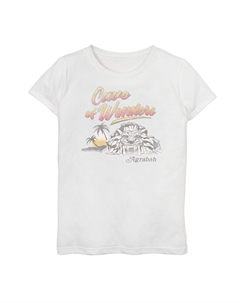 Топ с пейзажем «Пещера чудес» для девочек 6–16 лет Disney's Aladdin, белый Licensed character