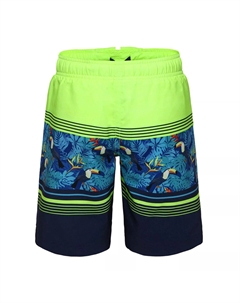 Шорты для плавания с сетчатой ​​подкладкой UPF50+, черный/белый Rokka&rolla