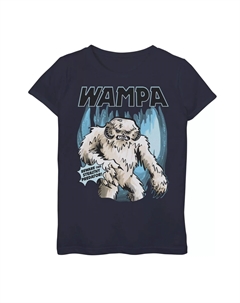 Футболка с рисунком «Вампа» для девочек 7–16 лет, «Остерегайтесь этого скрытного хищника», синий Star wars