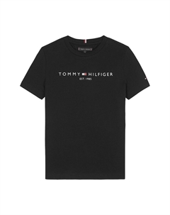 Футболка из органического хлопка, черный Tommy hilfiger