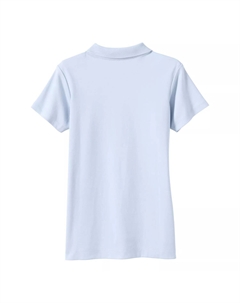 Женская рубашка-поло в школьной форме для девочек 2–20 лет, темно-фиолетовый Lands' end