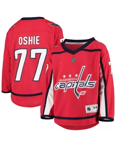 Молодёжная футболка Ти Джей Оши Ред Вашингтон Кэпиталз Домашняя копия игрока Outerstuff