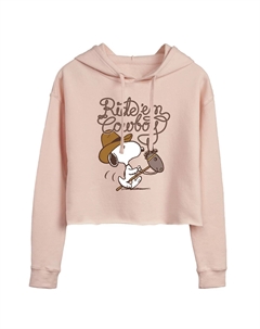 Худи с рисунком Peanuts Ride 'Em Cowboy", розовый Licensed character