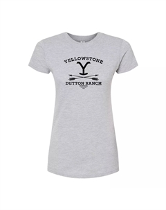 Облегающая футболка Yellowstone Dutton Arrows для юниоров, серый Licensed character