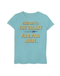 Футболка «Звездные войны X-Wing» для девочек 7–16 лет: «Отвези меня в галактику, далеко-далеко» Star wars