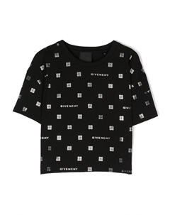 Kids футболка с логотипом 4G, черный Givenchy