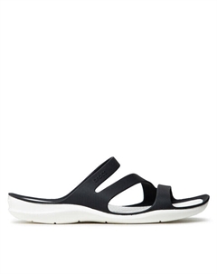 Шлепанцы Swiftwater Sandal W 203998 Black/White, черный Crocs