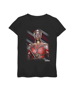 Футболка с плакатом Okoye для девочек 7–16 лет Marvel Black Panther Licensed character