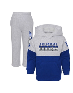 Комплект плеймейкера Toddler Royal/Heather Grey Los Angeles Dodgers из двух предметов Outerstuff