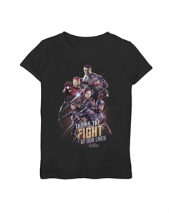 Футболка с рисунком «Битва за наши жизни» для девочек 7–16 лет «Марвел Мстители: Финал» Marvel