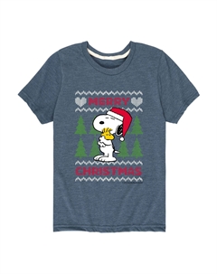 Свитер с рисунком «Арахис Снупи» для мальчиков 8–20 лет Licensed character