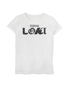 Футболка с логотипом Loki для девочек 7–16 лет Marvel