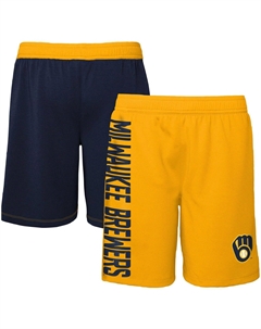 Молодежные шорты Milwaukee Brewers Oh Yeah Outerstuff