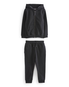 Спортивный костюм ZIP THROUGH HOODIE AND JOGGERS SCHOOL SPORTS SET, цвет black Next