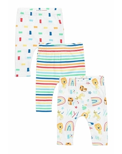 Леггинсы 3 PACK, цвет white Minoti