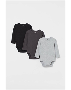 Боди с 3 ребрами H&m
