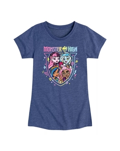Футболка Monster High для девочек 7–16 лет с рисунком Rainbow Group, синий Licensed character