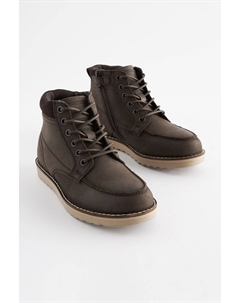 Элегантные ботильоны на шнуровке, коричневый Next