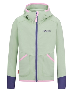 Флисовая куртка Saltfjord, зеленый Trollkids