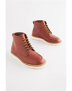 Элегантные ботильоны на шнуровке, коричневый Next